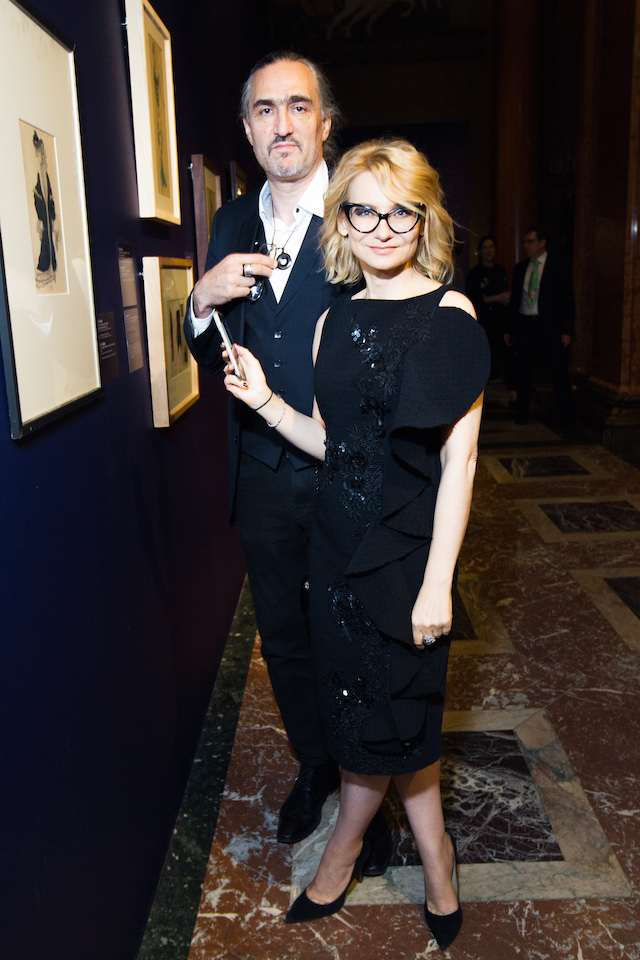 Дмитрий Семаков и Эвелина Хромченко Открытие выставки Льва Бакста в Пушкинском музее (фото 9)