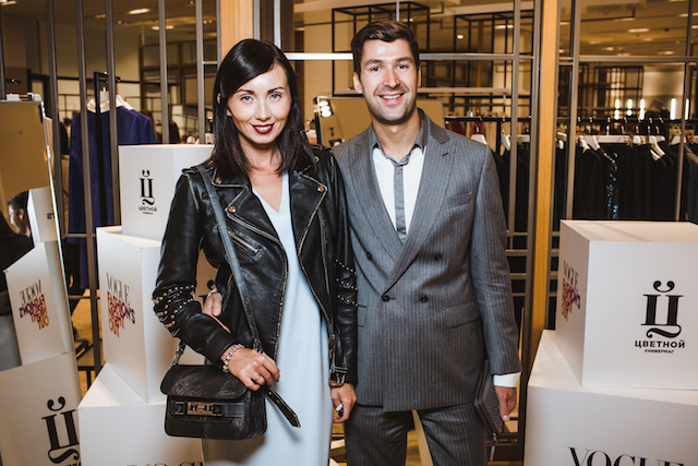 Мария Железнякова и Дмитрий Шипилов Vogue Fashion’s Night Out — 2016: универмаг «Цветной» (фото 15)