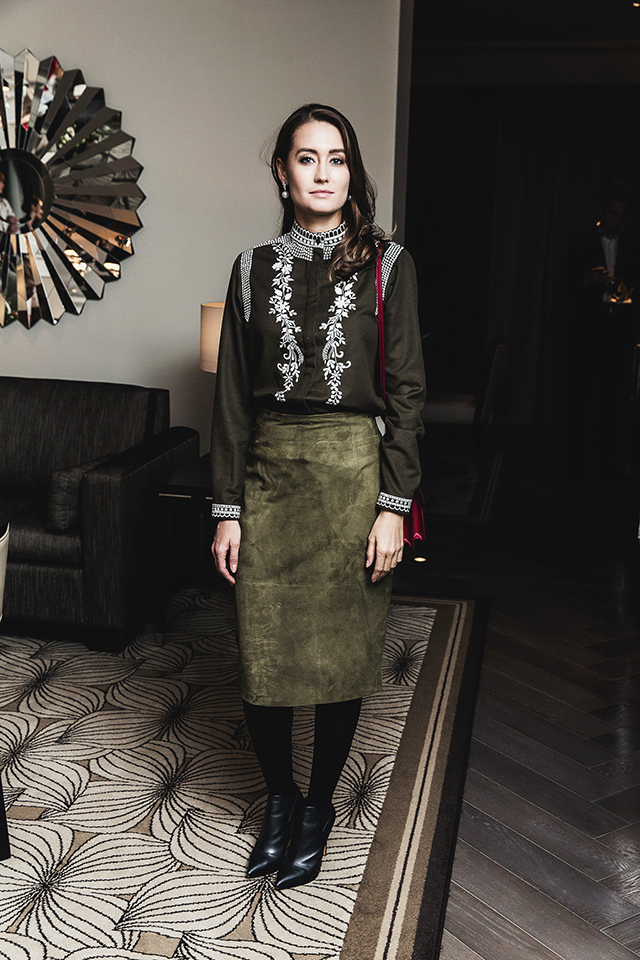 Ирина Курбатова Презентация весенней коллекции Vilshenko в Москве (фото 5)