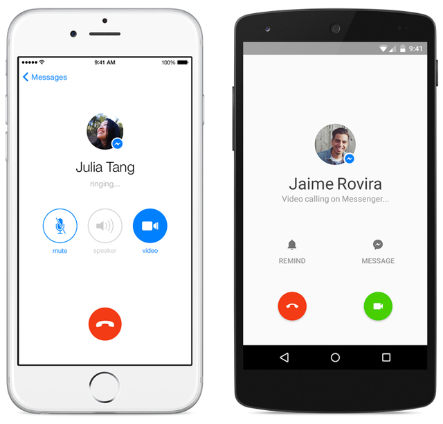 В Messenger от Facebook появились видеозвонки (фото 1)