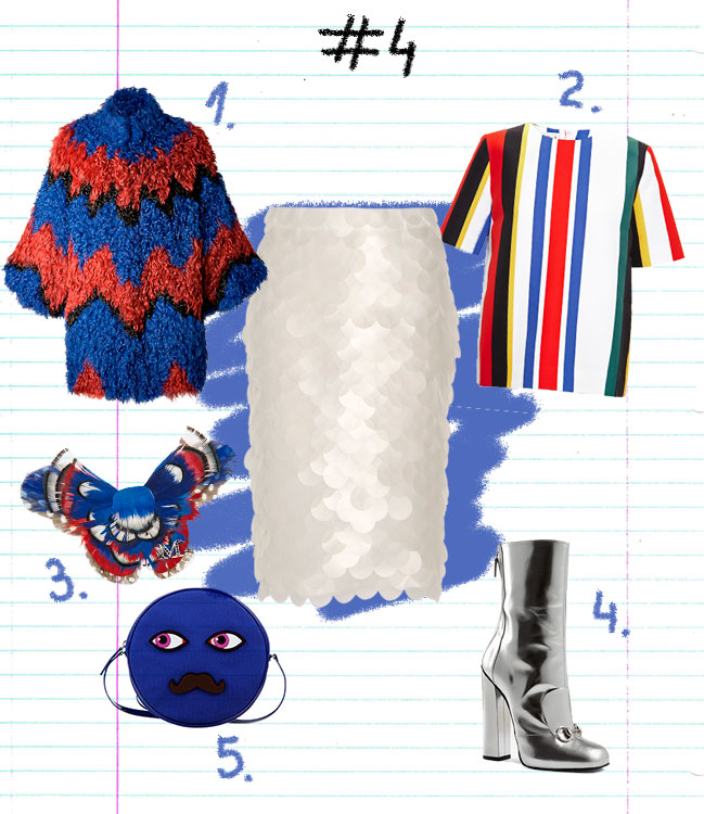 1 вещь, 5 вечеринок: юбка в пайетках Burberry Prorsum (фото 4)