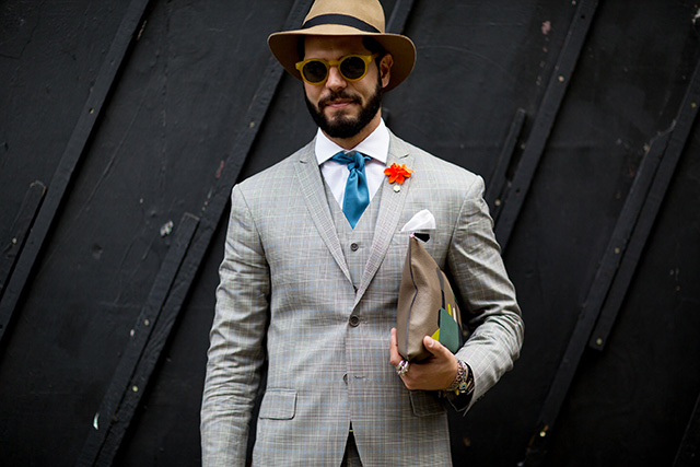 Неделя мужской моды в Лондоне, весна-лето 2016: street style. Часть 1 (фото 5)