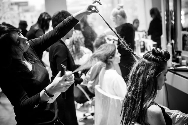 Backstage показа A La Russe, весна-лето 2015 (фото 5)