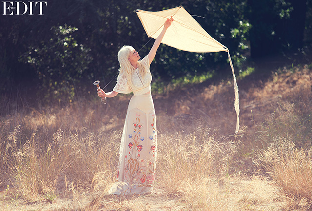 Кирстен Данст в съемке The Edit (фото 4)