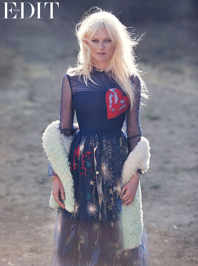 Кирстен Данст в съемке The Edit (фото 1)