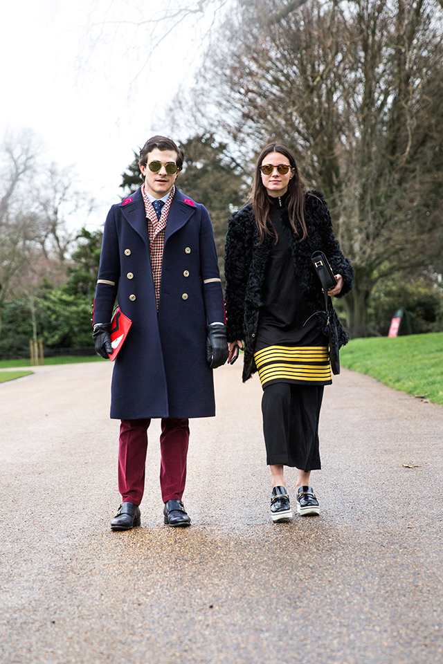 Неделя моды в Лондоне, осень-зима 2016: street style. Часть 2 (фото 8)