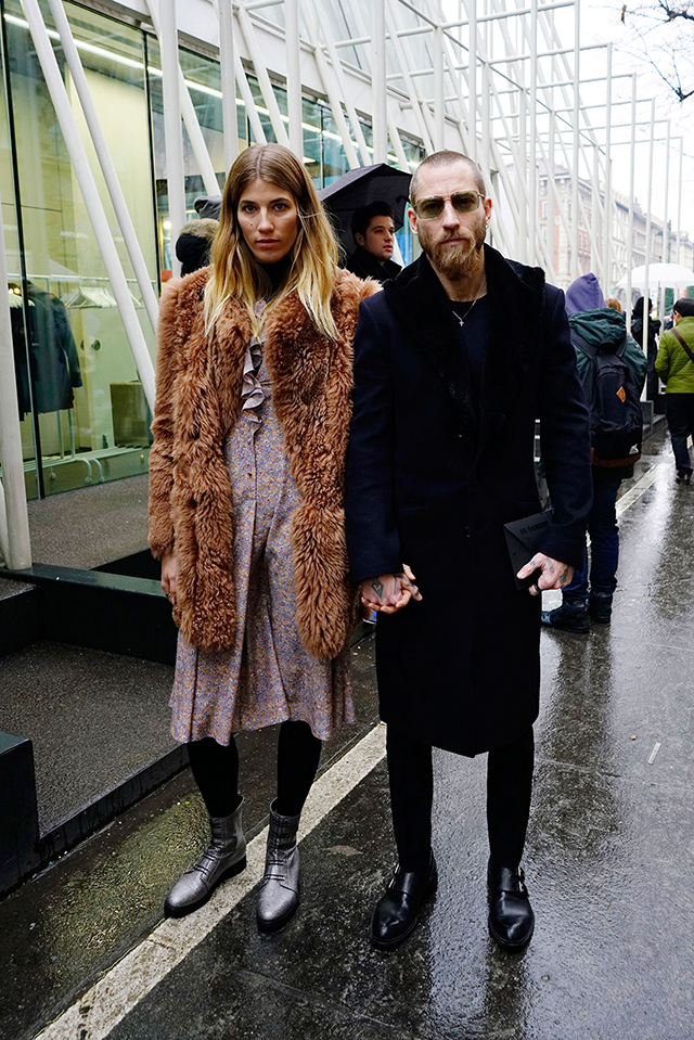 Неделя моды в Милане, осень-зима 2016: street style. Часть 5 (фото 5)