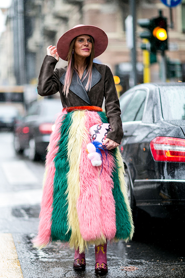 Неделя моды в Милане, осень-зима 2016: street style. Часть 5 (фото 12)