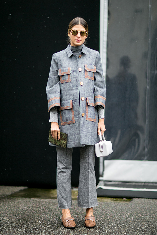 Неделя моды в Милане, осень-зима 2016: street style. Часть 5 (фото 11)