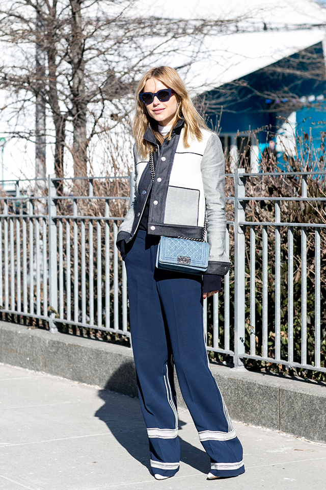 Неделя моды в Нью-Йорке F/W 2015: street style. Часть 1 (фото 6)