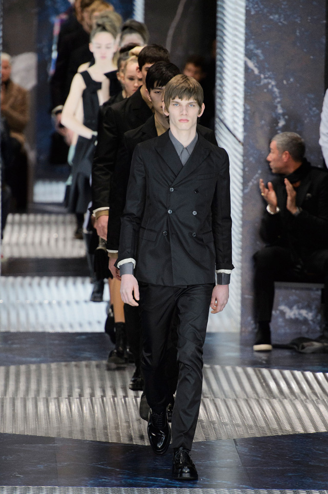 Обзор Buro 24/7: мужская коллекция Prada, осень-зима 2015 (фото 1)