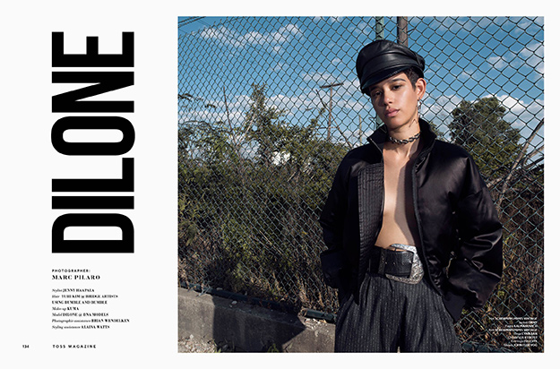 Дилон (Dilone by Marc Pilaro) Хелена Кристенсен на обложке российского журнала Toss Magazine No.3 (фото 5)