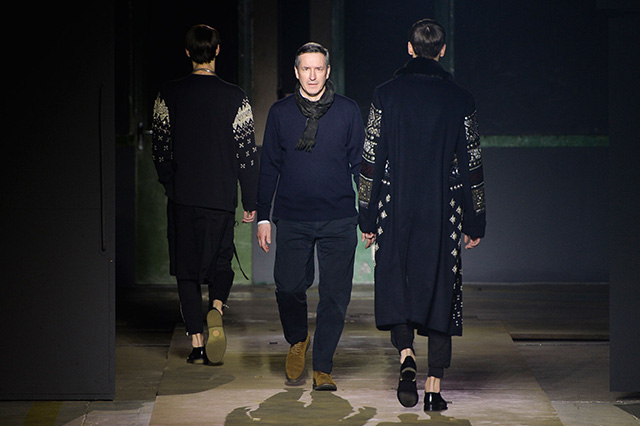 Обзор Buro 24/7: мужская коллекция Dries Van Noten, осень-зима 2015 (фото 1)