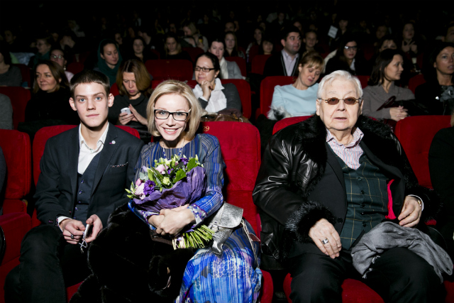 Павел Табаков, Марина Зудина и Олег Табаков Премьерный показ фильма Анны Меликян "Звезда" (фото 11)