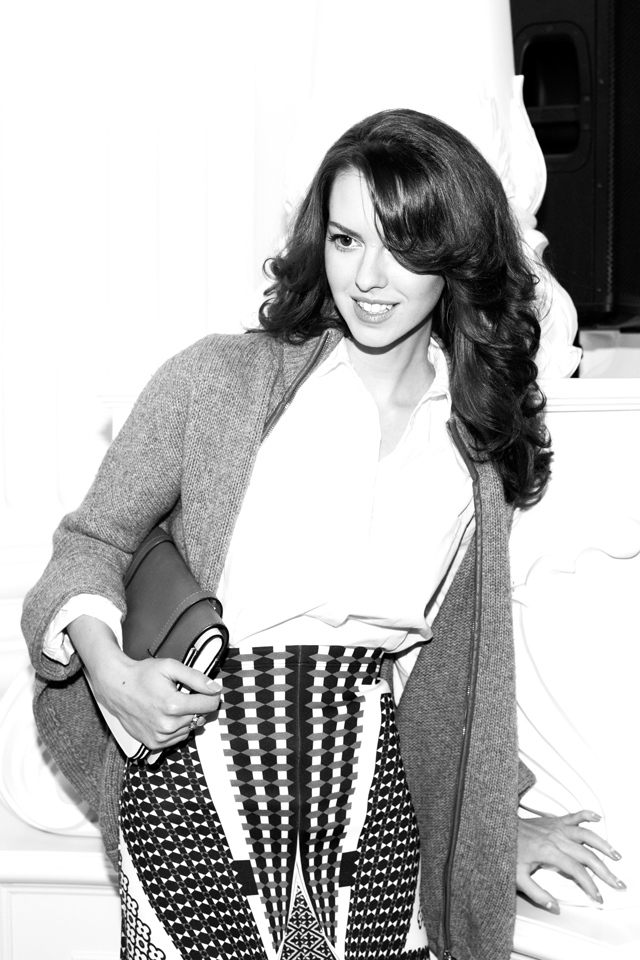 Лянка Грыу Гости показа Ester Abner, осень-зима 2015 (фото 11)