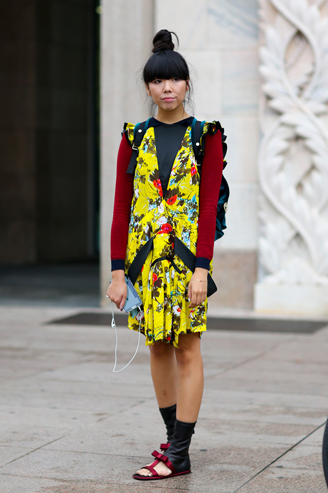 Неделя моды в Милане S/S 2015: street style. Часть III (фото 3)