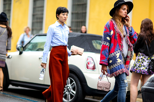 Неделя моды в Милане S/S 2015: street style. Часть III (фото 12)