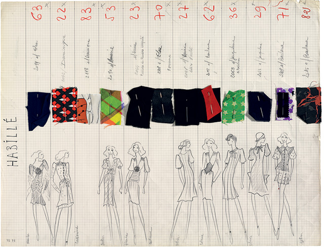 Новая выставка об Иве Сен-Лоране посвящена его коллекции 1971 года (фото 1)