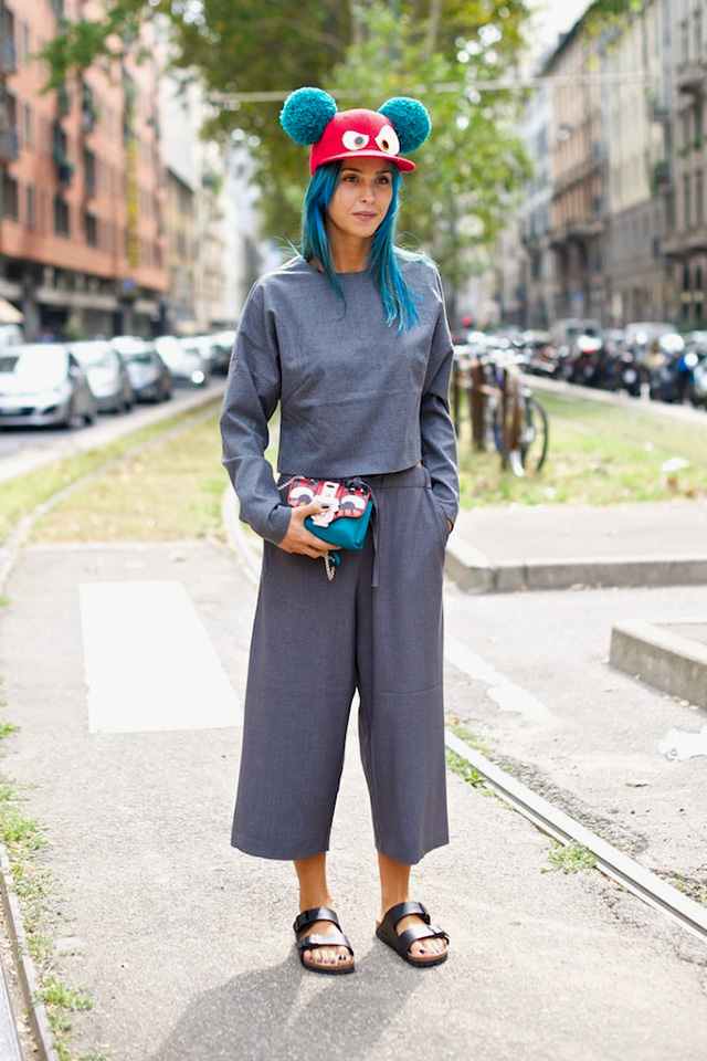 Неделя моды в Милане S/S 2015: street style. Часть I (фото 9)
