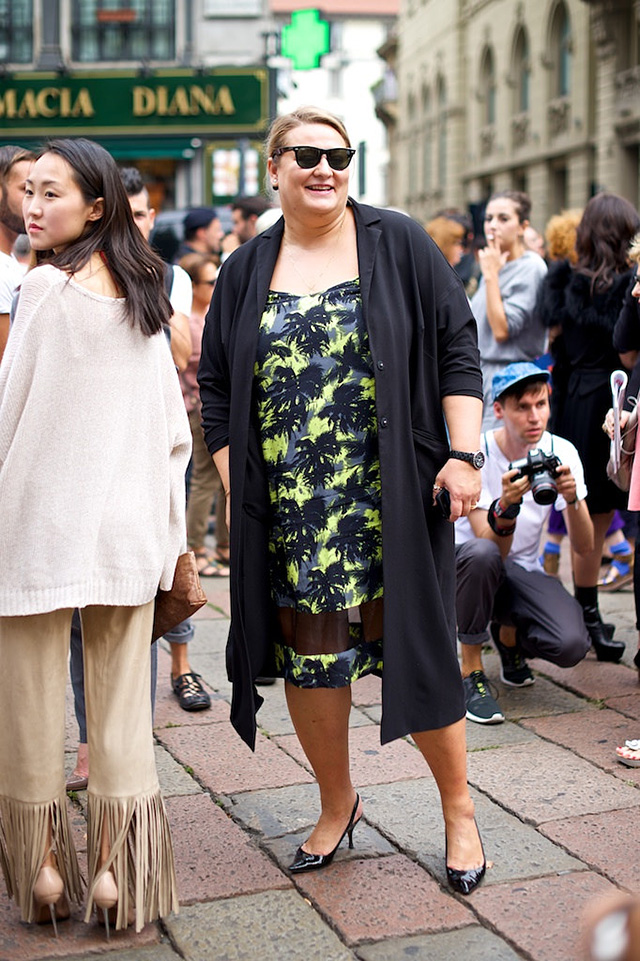 Неделя моды в Милане S/S 2015: street style. Часть I (фото 20)