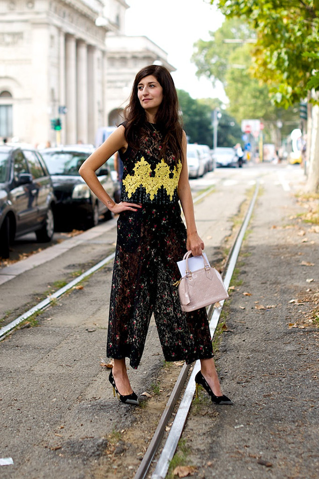 Неделя моды в Милане S/S 2015: street style. Часть I (фото 12)
