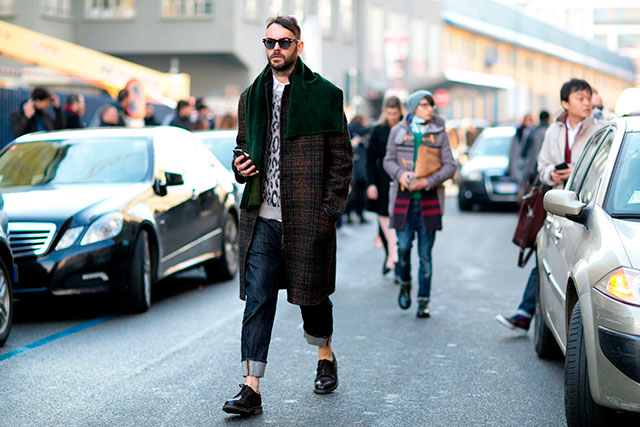 Мужская неделя моды в Милане F/W 2015: street style. Часть 1 (фото 23)