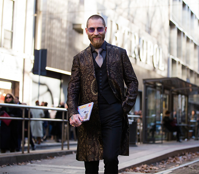 Неделя мужской моды в Милане, осень-зима 2016: street style (фото 2)