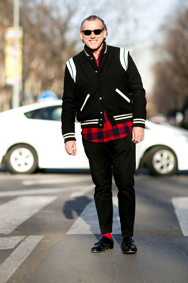 Неделя мужской моды в Милане, осень-зима 2016: street style. Часть 3 (фото 14)