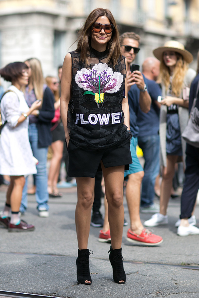 Неделя моды в Милане S/S 2015: street style. Часть I (фото 7)