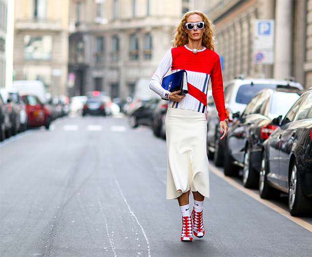 Неделя моды в Милане S/S 2015: street style. Часть V (фото 20)