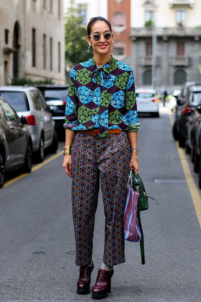 Неделя моды в Милане S/S 2015: street style. Часть V (фото 18)