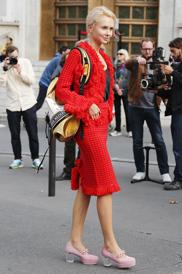 Неделя моды в Париже S/S 2015: street style. Часть I (фото 7)