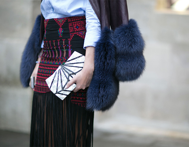 Неделя высокой моды в Париже S/S 2015: street style. Часть 1 (фото 5)