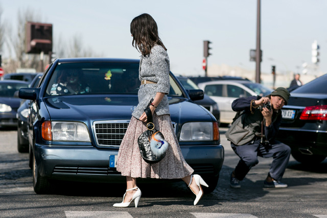 Неделя моды в Париже F/W 2015: street style. Часть 4 (фото 19)