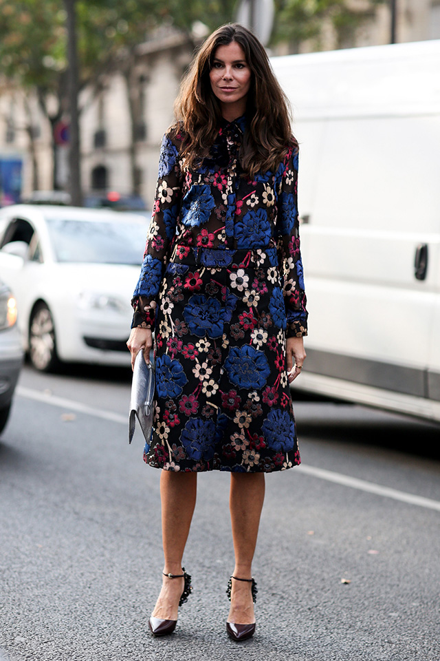 Неделя моды в Париже S/S 2015: street style. Часть I (фото 27)