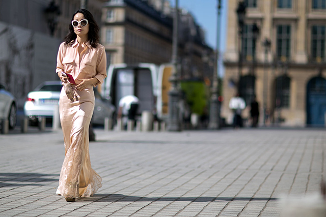 Неделя высокой моды в Париже, осень-зима 2015: street style. День 2 (фото 6)
