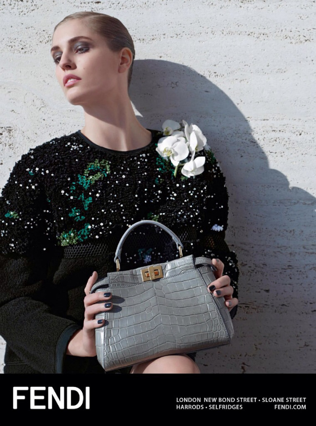 рекламная кампания Fendi, осень-зима 2014