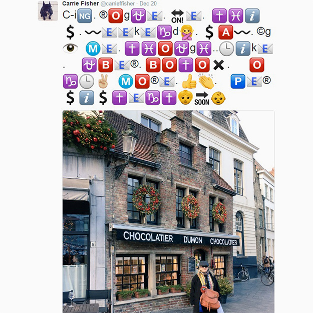 Острая сатира принцессы Леи: лучшие твиты Кэрри Фишер (фото 1)