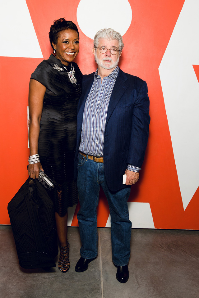 Меллоди Хобсон и Джордж Лукас Открытие года: новое здание музея современного искусства "Гараж" (фото 6)