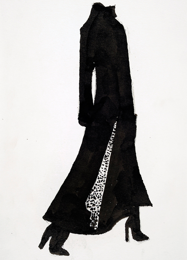 Аззедин Алайя покажет fashion-иллюстрации Клода Парана (фото 1)