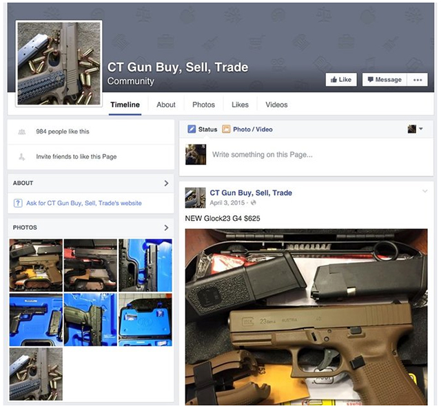 Facebook против торговли оружием (фото 1)