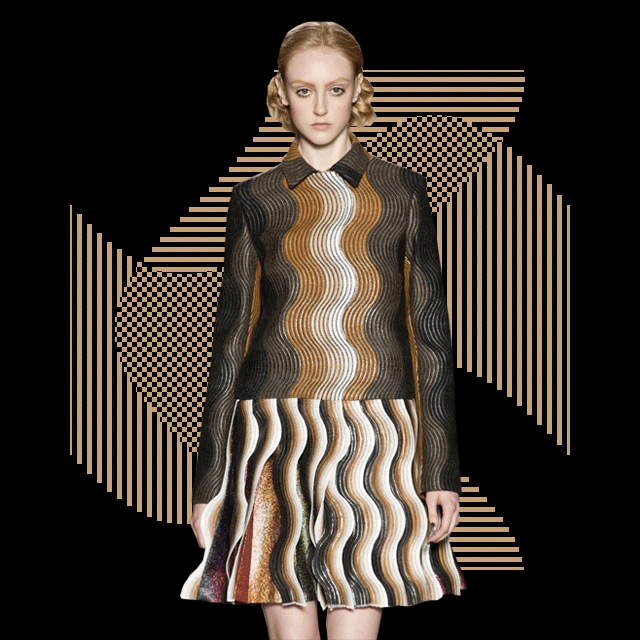 Marco De Vincenzo Тенденция: оптические узоры (фото 8)