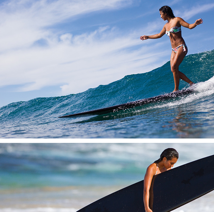 Съемки рекламной кампании Roxy