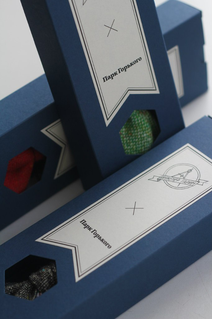 Галстуки-бабочки в упаковках