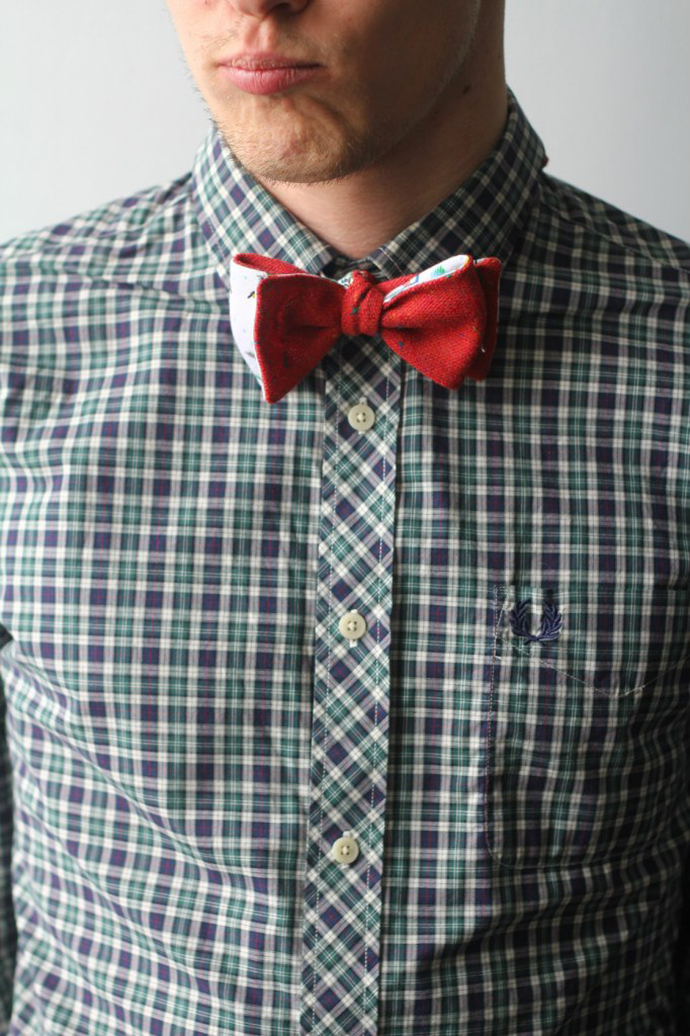 Красный галстук-бабочка от Михаила Ганнушкина