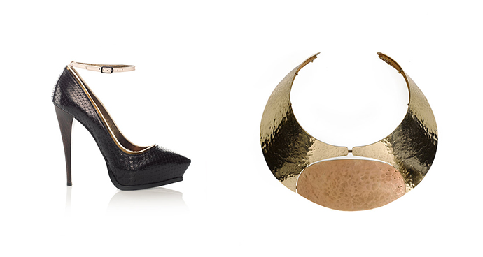 Туфли и ожерелье Lanvin