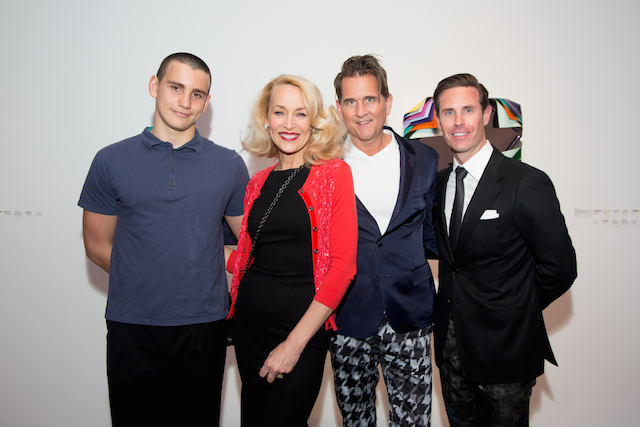 Габриэл Джаггер, Джерри Холл, Нивен Морган и Шелби Вагнер