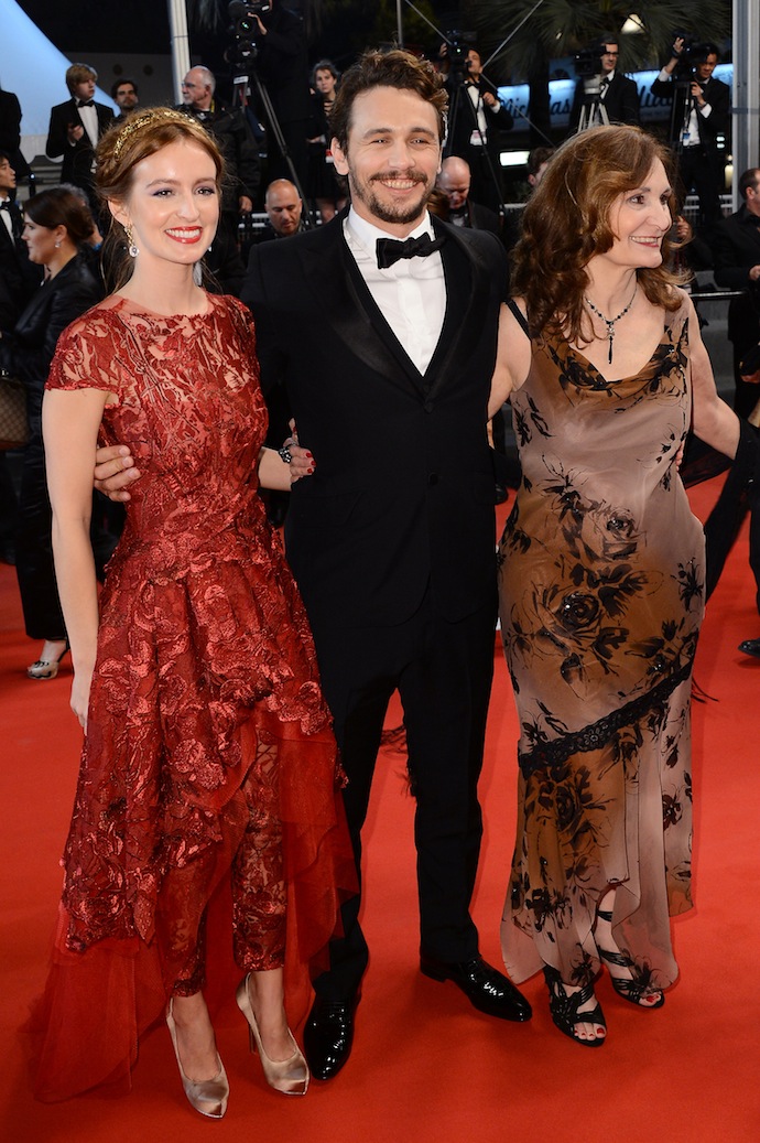  Анна О'Рейл, Джеймс Франко и Бет Грант