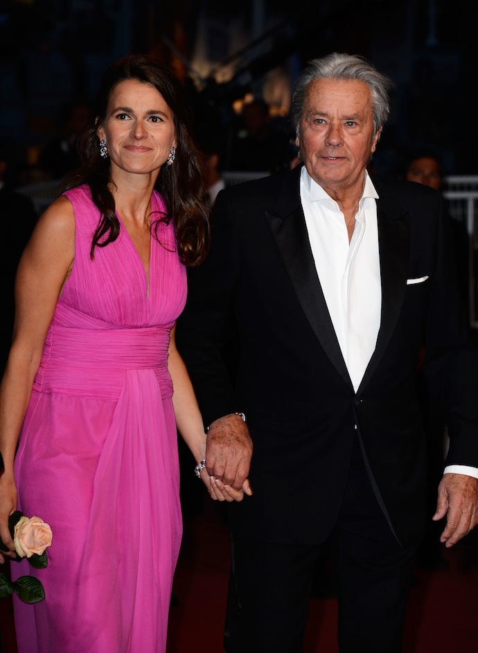 Орели Филипекки и Ален Делон