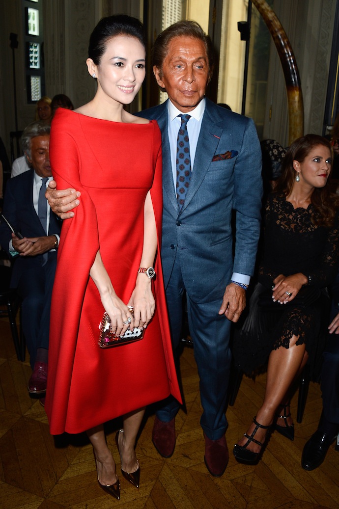 Чжан Цзыи и Валентино Гаравани